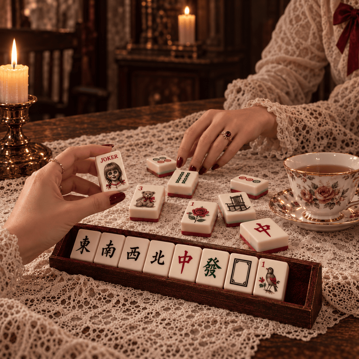 Premium ANBL Mahjong Tiles Set TNSM