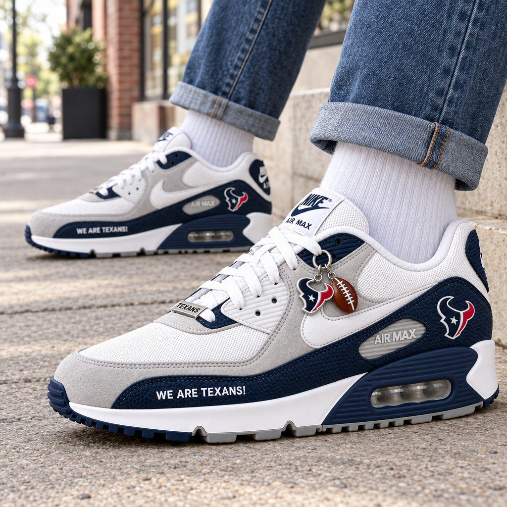 Houston Texans Premium Low-Top Sneakers