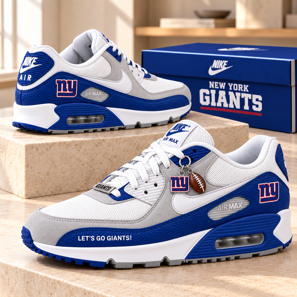 New York Giants Premium Low-Top Sneakers
