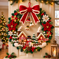 SF49 Christmas Village Crochet-Style Wreath PNPA