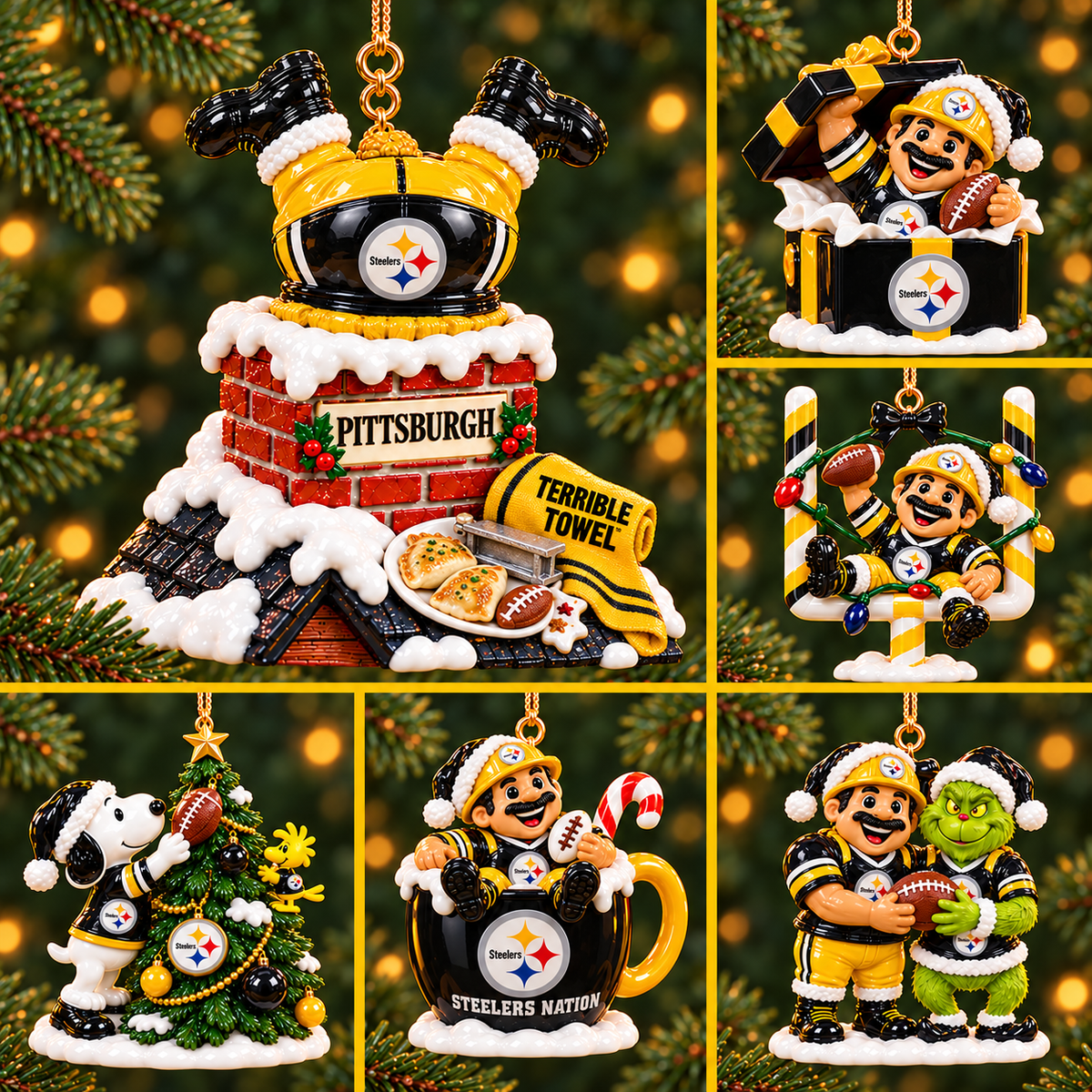 PBS Premium Christmas Tree Ornament Set TMH