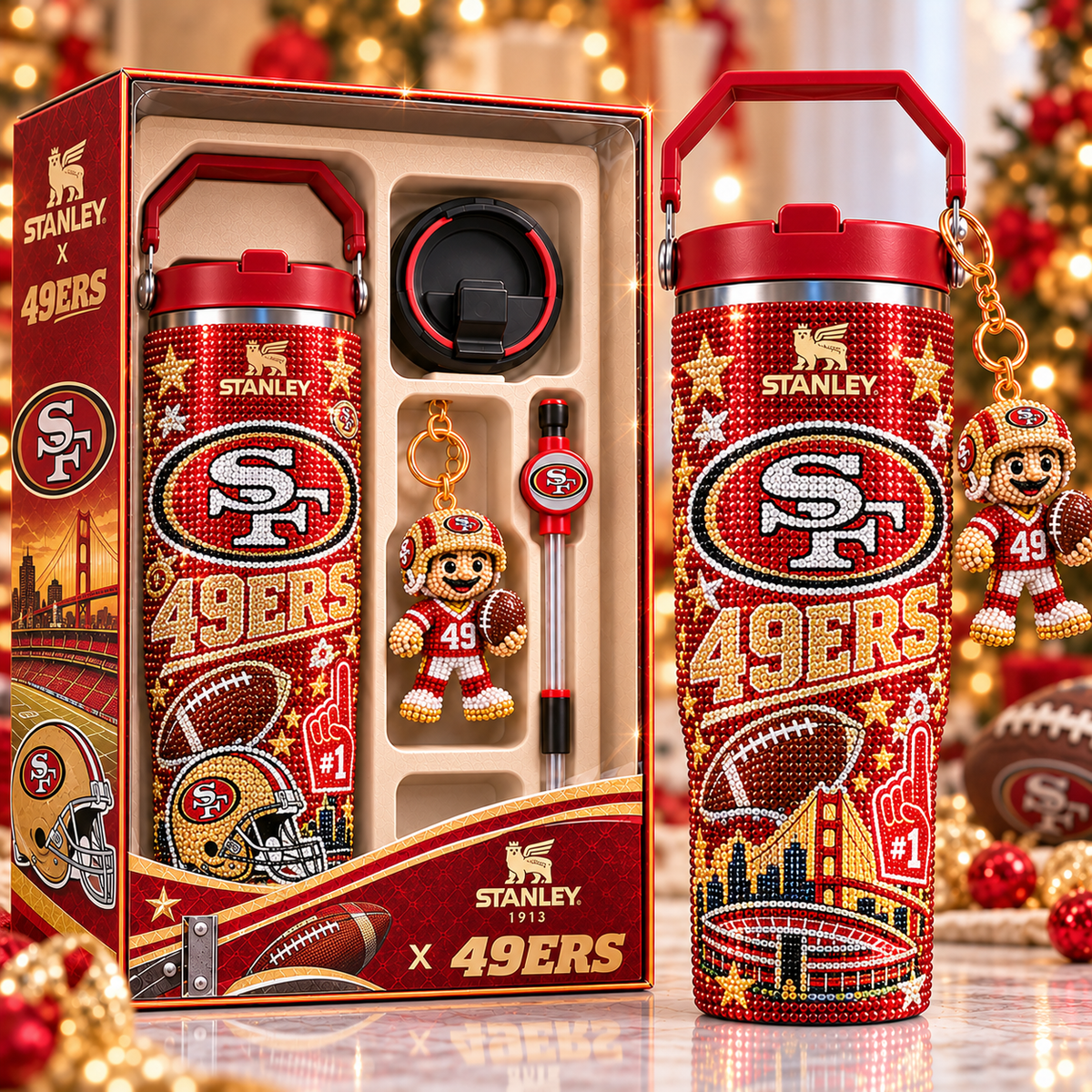 SF49 Premium Rhinestone Tumbler Gift Set NTNA