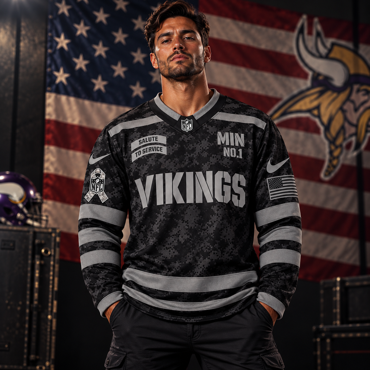 MNV Camo Hockey Jersey NTTB