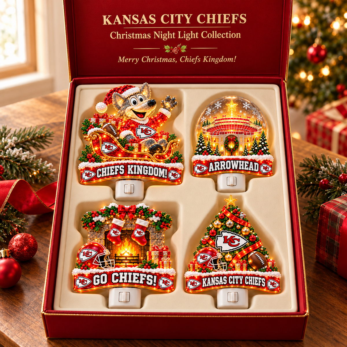 KCC Christmas Plug-In Night Light Set TMH