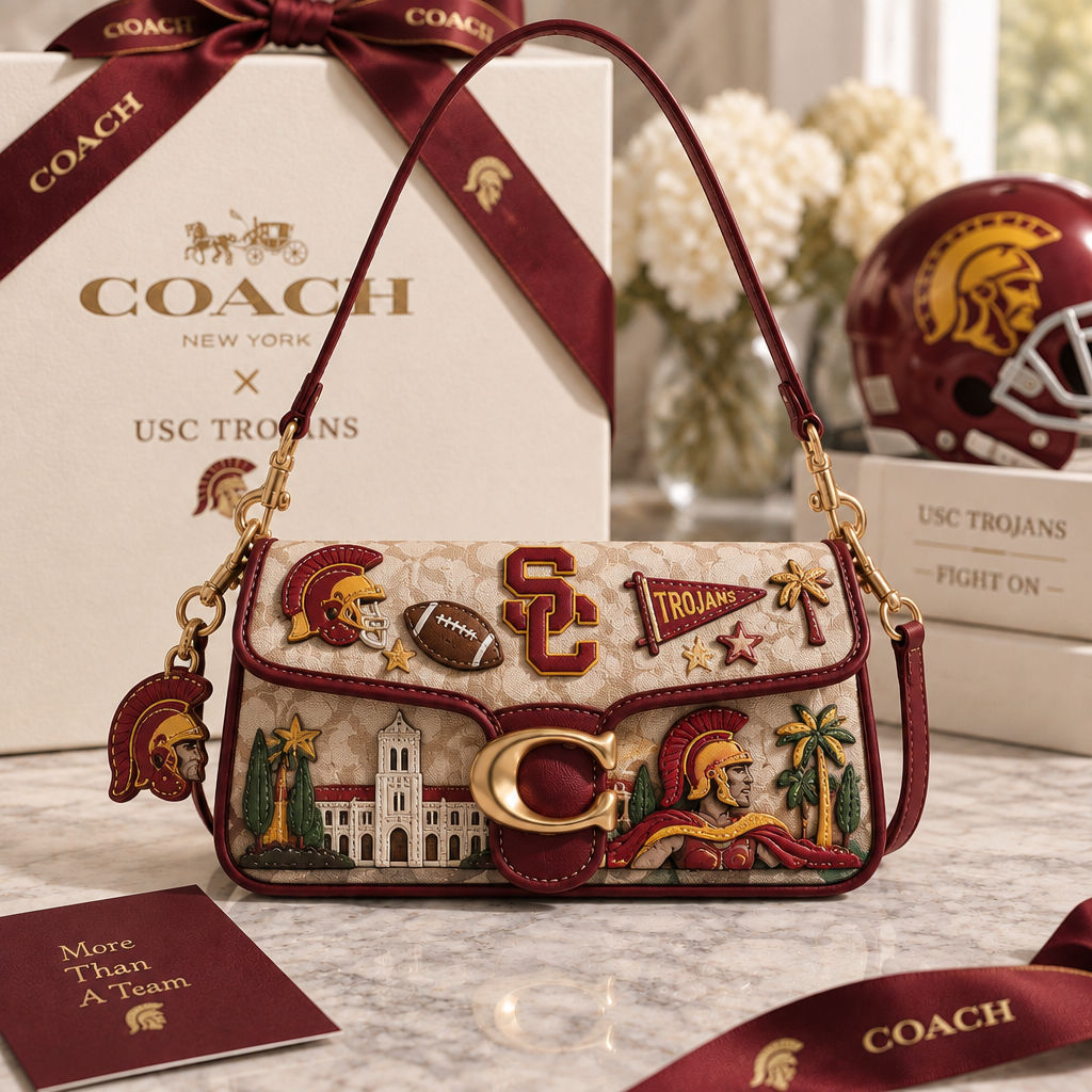 USC Trojans Coach Shoulder Cross With Charm