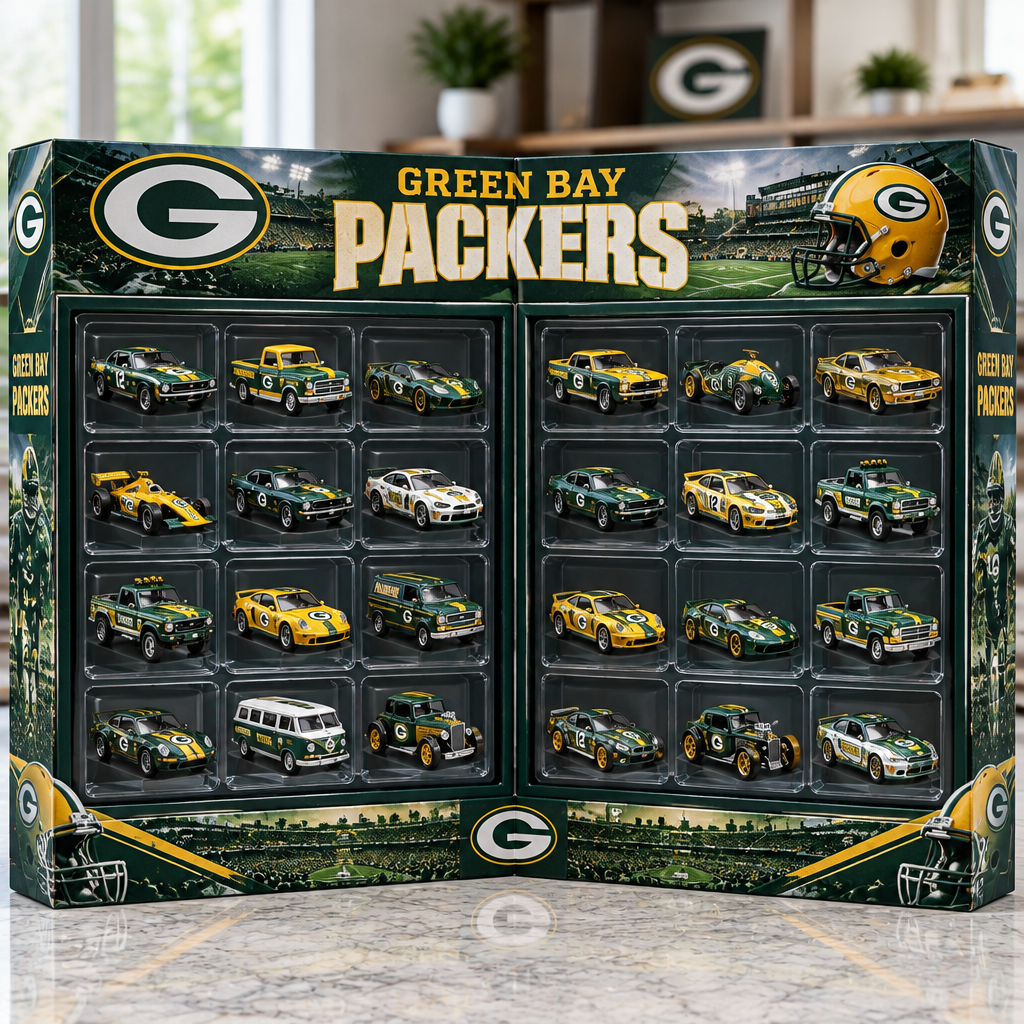 Green Bay Packers Premium Mini Car Advent Calendar