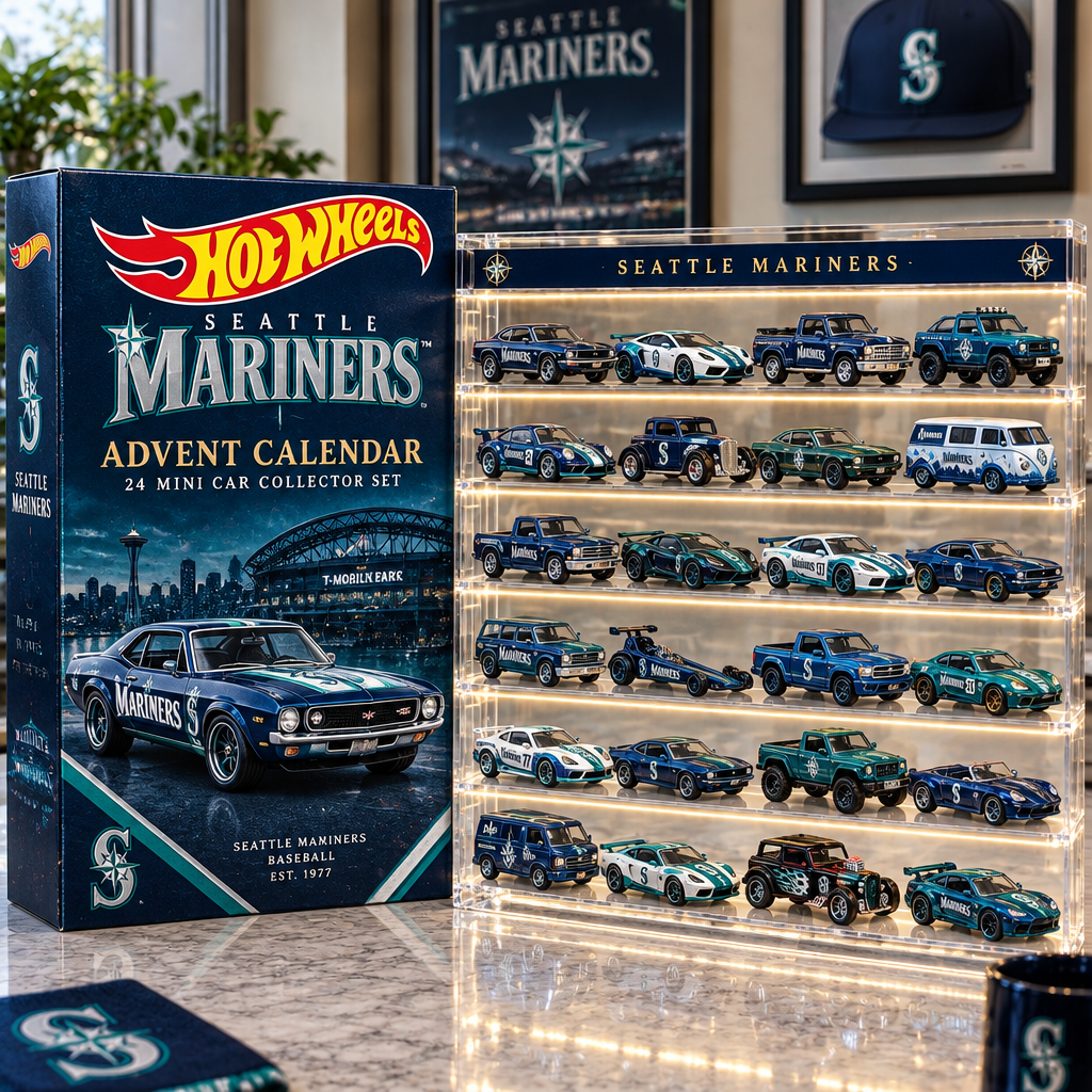 Seattle Mariners Premium Mini Car Advent Calendar